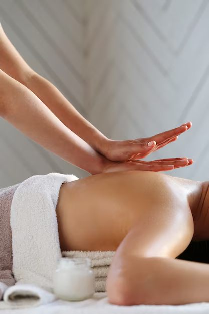 Spa-Massage-Rücken